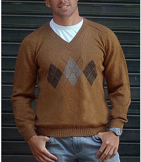 Royal Alpaca V-Neck Sweaters Pullovers Jumpers_ AMZN1__ Beige_1_sddd