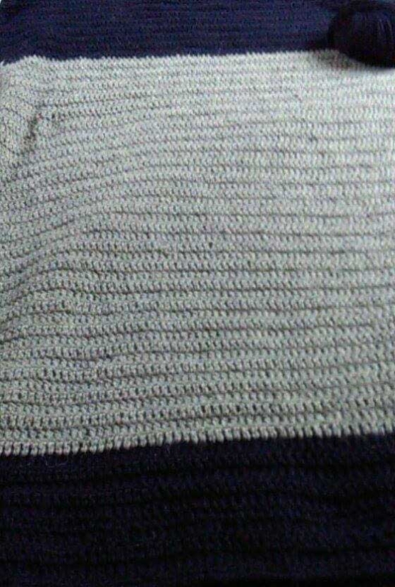 Baby Alpaca Throw blanket_crochet_handmade knitting_lightgreyblue_v2