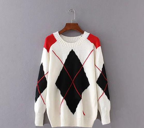 Diamond_Pattern_Fashion_Sweater_Knitwear_Royal Alpaca V-Neck Sweater- AMZN1_sd_IVORY_1